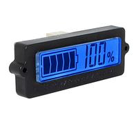 DollaTek LY6N Batterie au Plomb 12V-96V Batterie au Lithium 3S-15S Testeur de capacité de Batterie numérique, indicateur de Batterie pour Cent avec écran LCD - Rétroéclairage Bleu