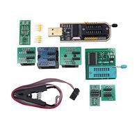 DollaTek programmateur ch341a + sop8 vers dip8 + adaptateur 1.8v + prise sop8 vers dip8 + clip sop8