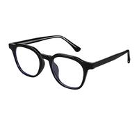 Dollger Lunettes Square Blue Light pour hommes femmes lunettes de mode rétro protection UV400 Noir