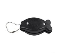 Dolvitrny Aiguiseur de patin à glace, double grain 80/100 pour affûtage et polissage rapides, largeur réglable de 3 à 4 mm pour patins de vitesse de hockey artistique (noir)