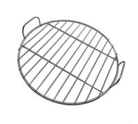 Dolvitrny Grille de cuisson ronde en acier inoxydable avec poignée pour barbecue Weber Kettle - 45 cm/53 cm/55 cm - Grille de cuisson de rechange (45 cm)