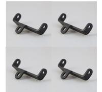 Dolvitrny Lot de 4 supports d'étagère en acier en forme de U conçus pour le montage d'étagère sur des surfaces en béton, en brique et en cloison sèche