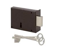 Dom Metalux 303901 Serrure en Applique Noir