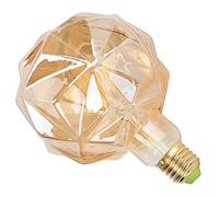 Domary Ampoule LED G125 Vintage, 4W E27, Forme Antique à Intensité Variable | Intensité Variable avec la Plupart des Variateurs, Filament de Verre, Lumière Chaude 360 lm pour Lustre ou Lampe de table.