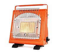 Domary Chauffage à Gaz Portable 1700W, avec Allumage Piézoélectrique, Température Réglable, pour Tente de Camping en Plein Air, Pique-Nique (ABS2)