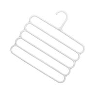 Domary Cintre pour Pantalons, Support Peu Encombrant à 5 Couches pour le | Matériau PP, Costumes pour écharpe, Serviette, Cravate et Veste, Durable pour une Utilisation à Long Terme, Résistant au