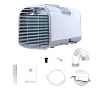 Domary Climatiseur de Tente Portable, Refroidissement Rapide, Puissant Compresseur de 1 200 W, Léger, 13 Kg, Facile à Transporter, Commande Vocale à Distance par Application pour (UE)