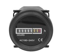 Domary Compteur Horaire de Bateau, Performance Fiable, Compact et Léger pour Compresseurs D'air et Pompes à Eau 180-240VAC