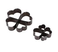Domary Ensemble de Découpeurs en Forme de Cœur, 8 Matrices Poinçonnage en Acier allié pour L'artisanat du Cuir et du Tissu