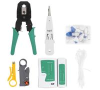 Domary Ensemble D'Outils de Câblage de Réseau Utilitaire pour le Câblage et la Maintenance Bricolage avec Outils et Fournitures Essentiels 17 Unités