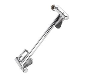 Domary Extension de Bras de Douche Réglable, Placage Entièrement en Cuivre chromé avec Conception à Double Engrenage Interne Double Face pour Pomme Douche Salle Bain