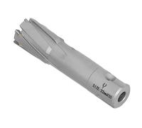 Domary Foret à Noyau Durable de 50mm de Profondeur, Coupe Annulaire pour le Travail des Métaux, Acier au Carbure, Scie Cloche Creuse, 1 Pièce (22mm)