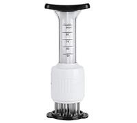 Domary Injecteur de Marinade de Viande, Attendrisseur à 30 Aiguilles pour Steak Porc Poulet avec Verrouillage sécurisé Démontage Propre