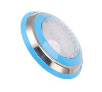 Domary Lampe Sous-marine LED pour Piscine, 35 W IP68, Fixation Murale en | Coque en Acier Inoxydable 316, Abat-jour en PC Haute luminosité, Anneau Extérieur de Protection en Silicone, Longue Durée