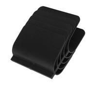 Domary Marqueur de Sortie de Cloison Sèche 5 Pièces avec Construction en Plastique ABS et en Acier Inoxydable pour la Protection des Prises électriques et L'installation Cloisons
