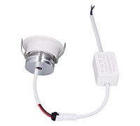 Domary Mini Plafonnier encastré LED Réglable 5 W 2 Pouces avec Corps en Aluminium, Transmission de Lumière élevée pour Vitrine D'armoire de Plafond Intérieure
