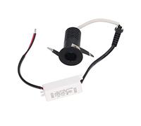 Domary Mini Spot Encastrable LED 3 W, Corps en Aluminium avec Câble AC85-265 V, Ouverture de 25 Mm pour éclairage sous Armoire de Plafond Intérieur