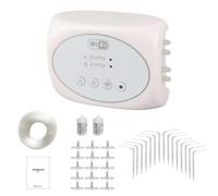 Domary Minuterie d'eau de Contrôle par Application WiFi pour Téléphone Portable, Contrôleur D'irrigation Intelligent à Double Pompe avec Programme D'arrosage Réglable pour Plantes en Pot
