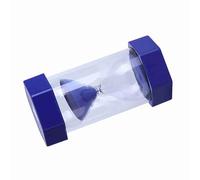 Domary Minuterie Sablier en Plastique 3 10 20 30 60 Minutes, Horloge de Sable pour Jeu de Cuisine, Exercice, Décoration Maison et Bureau, Cadeau (60 Points Bleu)