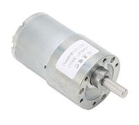 Domary Moteur à Engrenage à Vis sans Fin Autobloquant, Arbre de Réducteur 80 Tr/min pour Ouvre-porte, Conception Compacte, Matériau en Cuivre, 1 Pièce