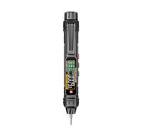 Domary Multimètre Numérique de Type Stylo A3005D, 6000 Points True RMS, Détecteur de Tension sans Contact NCV avec écran Couleur VA, Lampe Poche pour électricien, Testeur