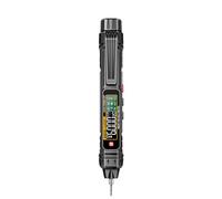 Domary Multimètre Numérique de Type Stylo A3005D, 6000 Points True RMS, Détecteur de Tension sans Contact NCV avec écran Couleur VA, Lampe Poche pour électricien, Testeur