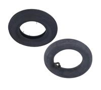 Domary Pneu Gonflable de 7 Pouces, Roue Pneumatique 35PSI avec Chambre à | Pneu en Caoutchouc épais, Bande de Roulement Droite pour la Traction, Charge de 35 Psi, pour Chariots et Brouettes