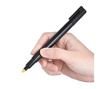 Domary Stylo Détecteur de Fausse Monnaie pour Billets Internationaux avec | Fonctionne sur USD, Euro, Livre, Yen, Won, Plus de 13 Devises, Feuilles de Stylo Jaune Vif sur les Billets Authentiques,