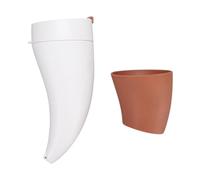 Domary Tasse à café en Corne de Chèvre, Tasse Sous Vide élégante pour la Maison, le Bureau et les Voyages pour les Personnes Soucieuses de L'environnement, en Acier Inoxydable 230ML