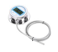 Domary Thermomètre Numérique avec Sonde Instrument électronique de Mesure de la Température l'eau en Acier Inoxydable Sonde Filetée 5 M -50 à 200 ℃ pour Tuyaux Cuisinière