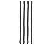 Domary Tuyau de Lampe à Col de Cygne en Aluminium, Calibre 10 Mm, Raccords Tuyau Flexibles pour Lampe Bureau, Réglage Universel à 360 Degrés, Noir pour Table, Accessoires (30 cm)