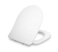 Dombach Aliano - Abattant WC avec Frein de Chute - Premium - Siège de Toilette Antibactérien - Forme en D