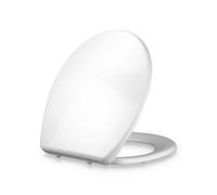 Dombach Celesto - Abattant WC Premium - forme de O - fermeture automatique - Siège de toilette antibactérien