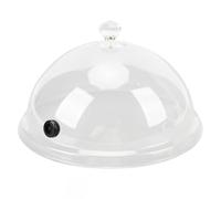 Dôme de cloche de fumage, Cloche de fumage en plastique caoutchouc transparent, Accessoire de cuisine pour infuseur de fumoir portatif pour cocktails et (M(59 cm/23,2 pouces de
