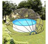 vidaXL Dôme de piscine 559x275 cm Housse couverture extérieure