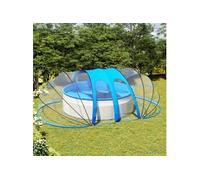 vidaXL Dôme de Piscine Ovale Couverture de Piscine Pavillon de Piscine Tente de Piscine Jardin Extérieur Arrière-cour 92796