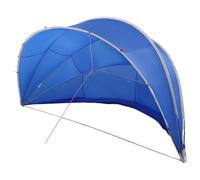 Dôme de piscine pliable vert 546 x 516 x 250 cm avec polyester résistant aux UV, protection imperméable, barres flexibles en fibre de verre, tendeurs et sac de transport pour jardin, extérieur