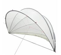 vidaXL Pool-Dome Grau und Orange 430 x 430 x 210 cm
