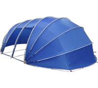 Dôme de tente de piscine 538 x 440 x 204 cm Bleu azure