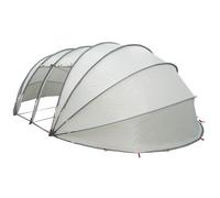 vidaXL Tente de piscine dôme gris 538 x 440 x 204 cm
