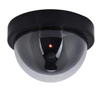 Dome factice Fausse Surveillance caméra de sécurité CCTV caméra de Surveillance simulée avec lumière Clignotante LED, Dissuasion Contre Le vol pour intérieur extérieur