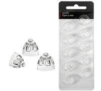 Dômes pour Appareil Auditif, Embout Appareil Auditif Dômes pour Prothèses Auditives, Dômes Auditifs Remplacement Transparent pour Appareils Auditifs et Accessoires, Silicone 6mm, 10 Pièces Pratiques