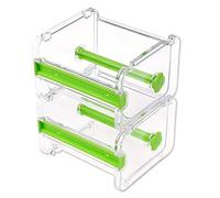Dometool 2 pcs Washi Distributeur de ruban adhésif Cutter, rouleau de ruban adhésif support organiseur, ruban de masquage ruban adhésif de bureau DIY Autocollant Rouleau de ruban adhésif,vert