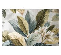 DOMEVISTA Papier Peint Intissé Feuilles Tropicales Beige Sauge 200 x 149 cm | exotique calme harmonie maison murale; Fabriqué en Allemagne; colle incluse.