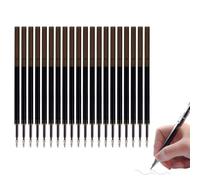Domicubes Lot De 20 Mines De Rechange Bleues, 0,5MM Recharge Stylo Effacables Hauteur 13 Cm Encre Thermosensible Mine De Rechange Effaçable Pour Stylo Gel Aux Ecoles Bureaux Tailleurs (Bleu)