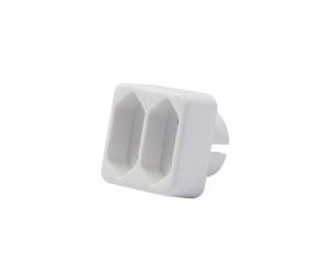 Domino standard 2x2,5 A - blanc - Chacon