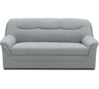 DOMO. Collection Canapé Berlin Classique 3 Places avec Ressorts de qualité supérieure, 3 Places, 178 x 90 x 89 cm (l x p x h), argenté