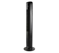 DOMO DO8153 Ventilateur colonne avec télécommande - 5 vitesses - 4 modes - Minuterie 8 heures - Oscillation - Éclairage d'ambiance - Noir