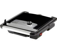 Domo - Gril de contact multifonction Domo, inox, noir