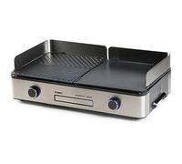 Grill de table barbecue Genius - DOMO - DO9259G - 2 zones de cuisson - Thermostat réglable- 2400 W